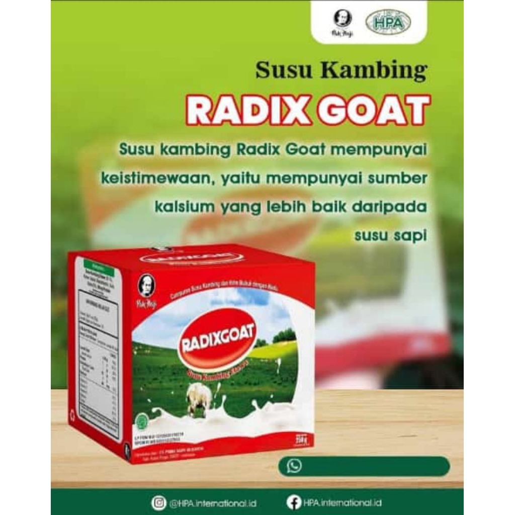 

SUSU KAMBING RADIX GOAT HPA PAK HAJI ORIGINAL