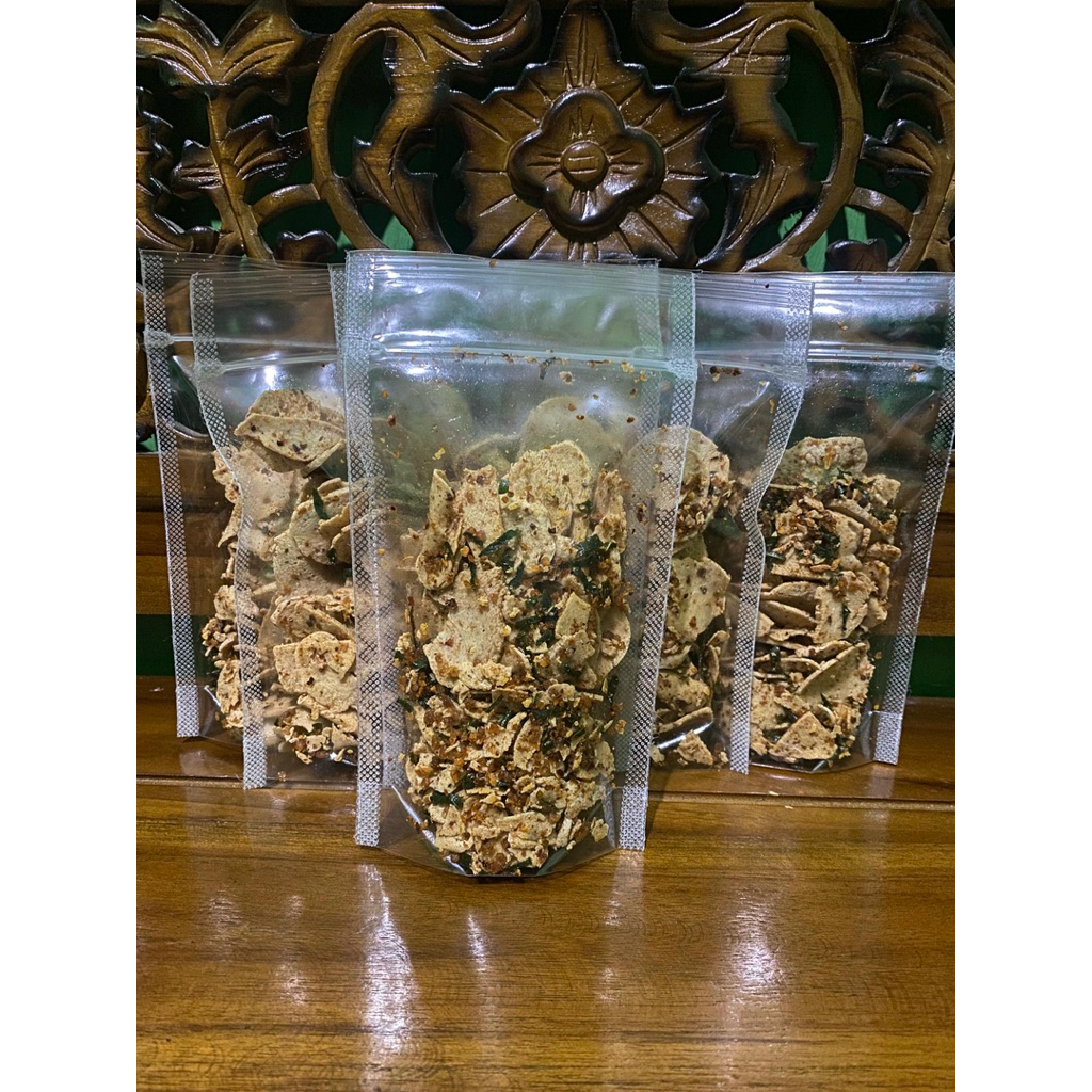 

Keripik basreng pedas daun jeruk