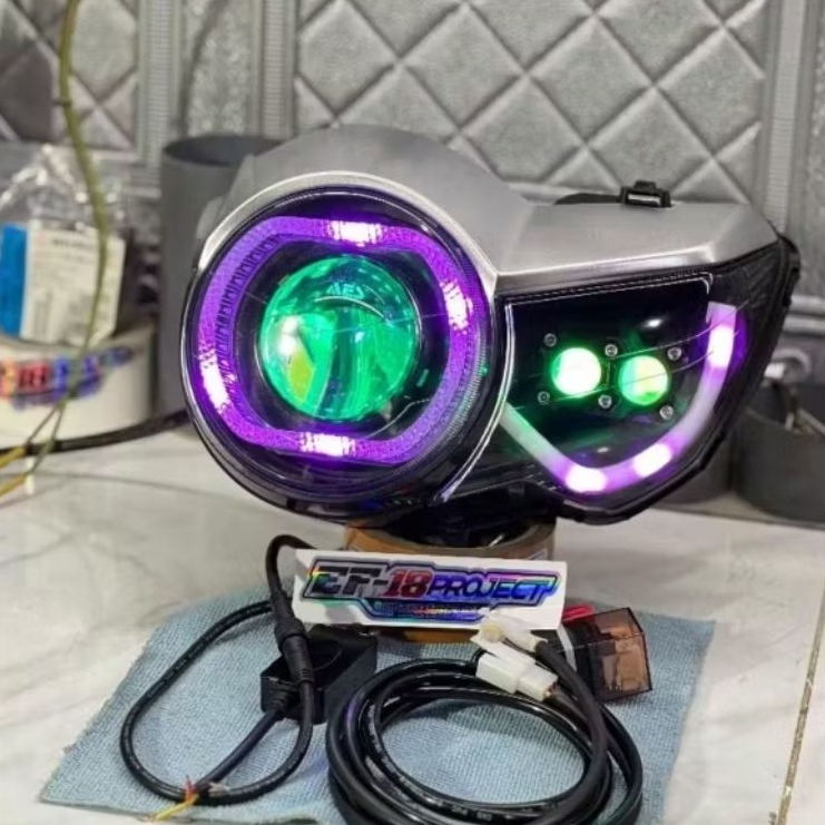 Lampu Biled AES Kustom - Honda Tiger PC | Shroud BMW, BMW 5D, Alis, Minilaser, Daymaker, Saringgan