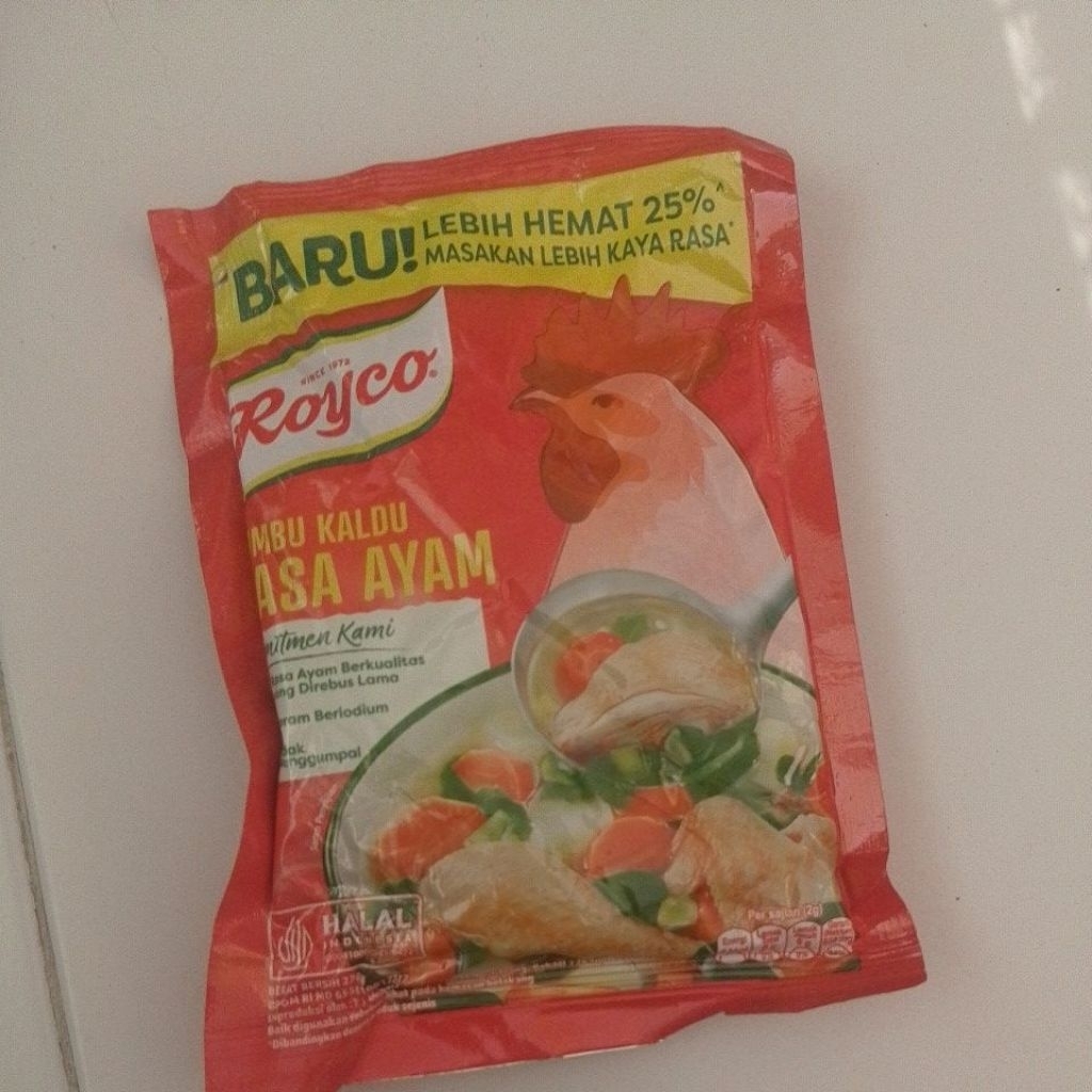 

Royco bumbu kaldu rasa ayam versi lama 220gr
