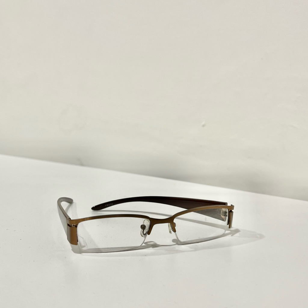 PairUp | Dotty Frame (Frame Kacamata Rimless Retro style Vintage Kacamata Optik Minus Anti Radiasi B