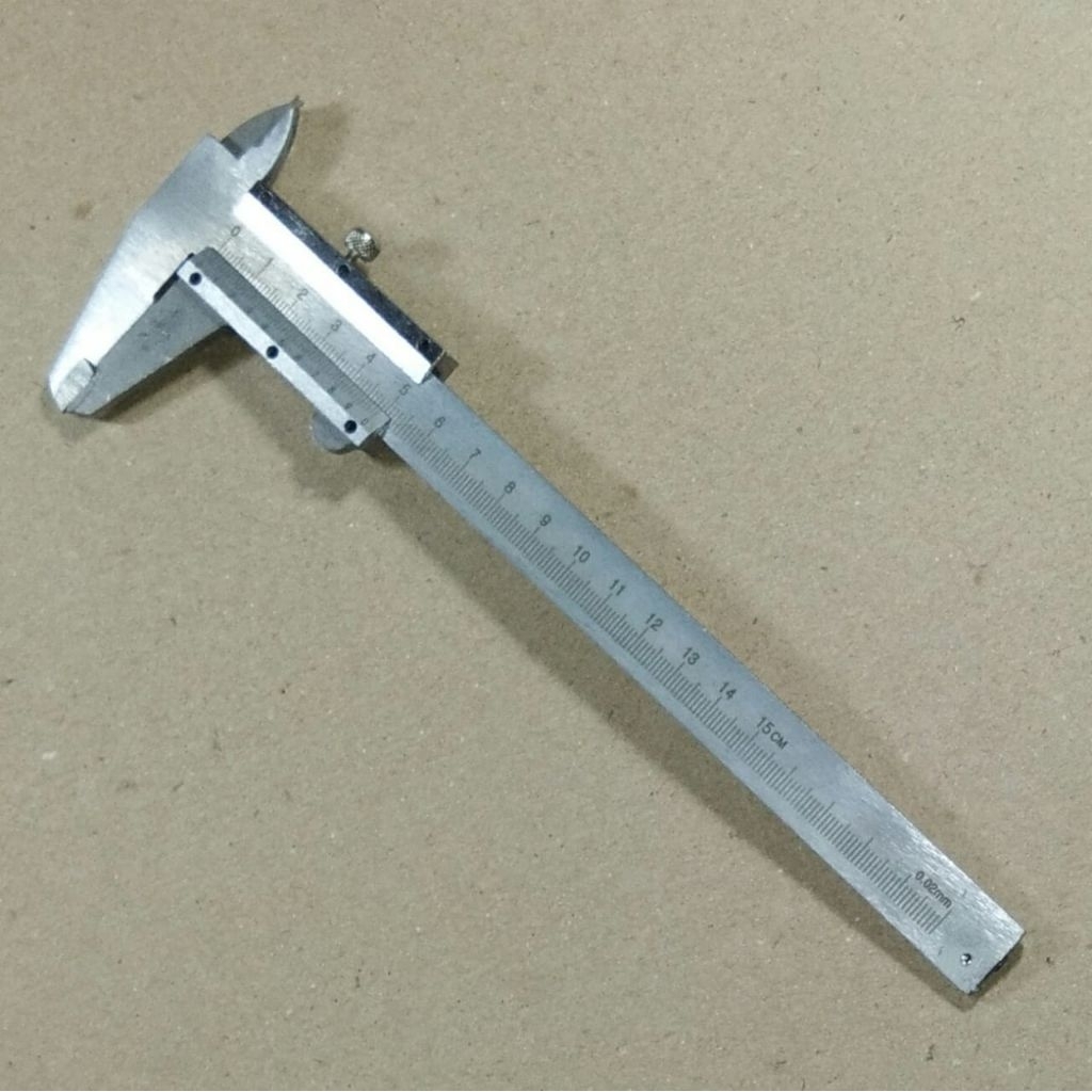 

Alat Ukur Diameter JANGKA SORONG 150mm Penggaris Geser VERNIER CALIPER Stainless