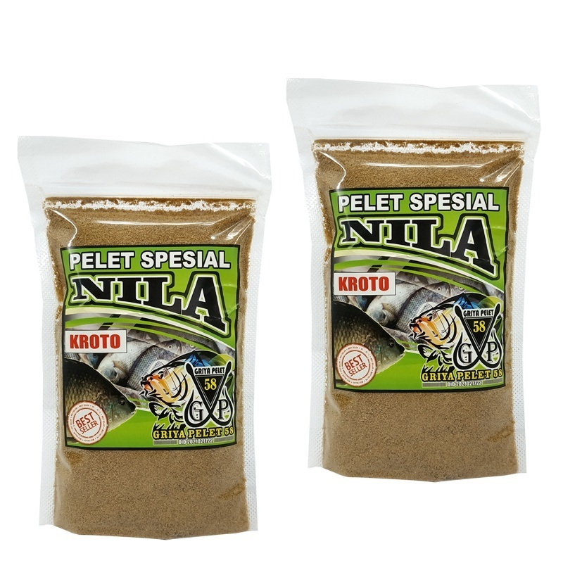 Umpan Pancing Pelet 58 Nila Kroto Khusus Ikan Nila