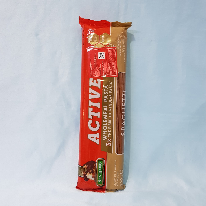 

San Remo Active Wholemeal Pasta Spaghetti 500g