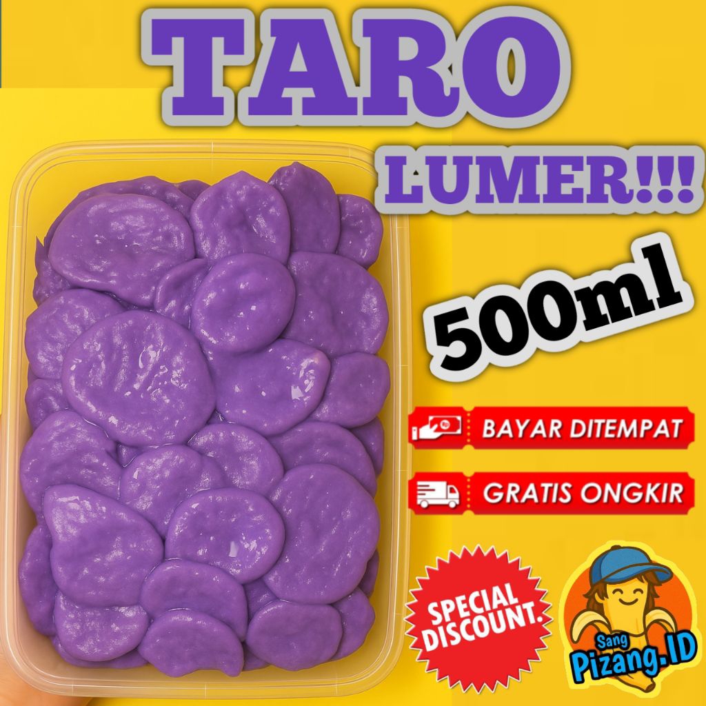 

Keripik Pisang Lumer Taro 500ml + Free Sendok | SangPizang.ID