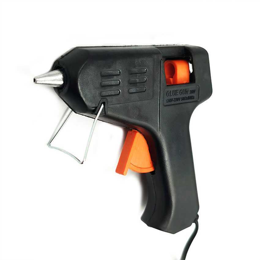 Pistol Glue Gun Alat Peleleh Lem Lim Tembak Perekat Kertas Kardus Multifungsi