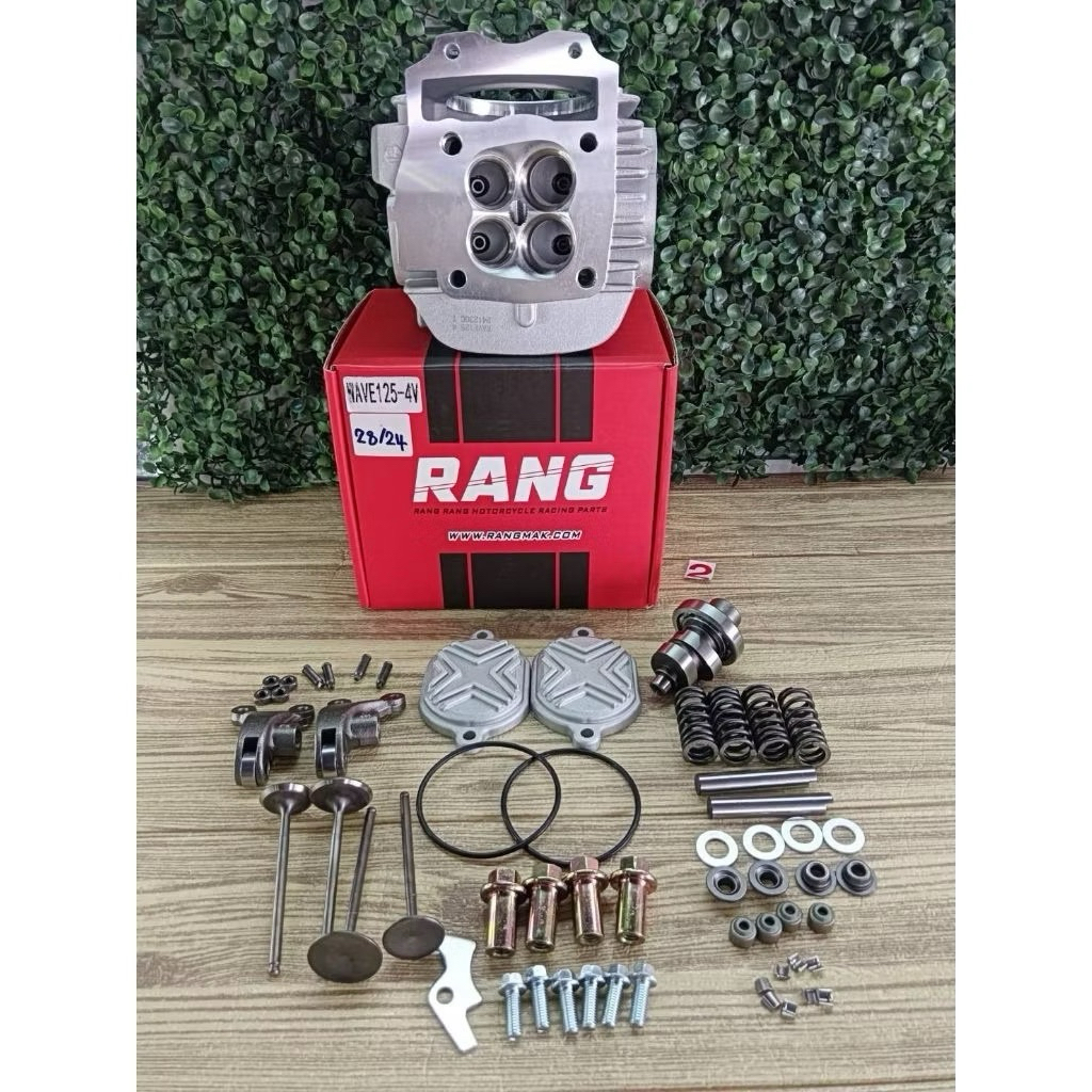 Head 4 Klep karisma supra 125 KPH/KYZ FULLSET Tinggal pasang ukuran klep 22-19 21-24