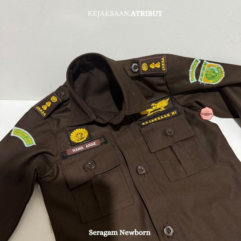 Baju Bayi Newborn Jaksa - Baju Anak Pawai Kejaksaan
