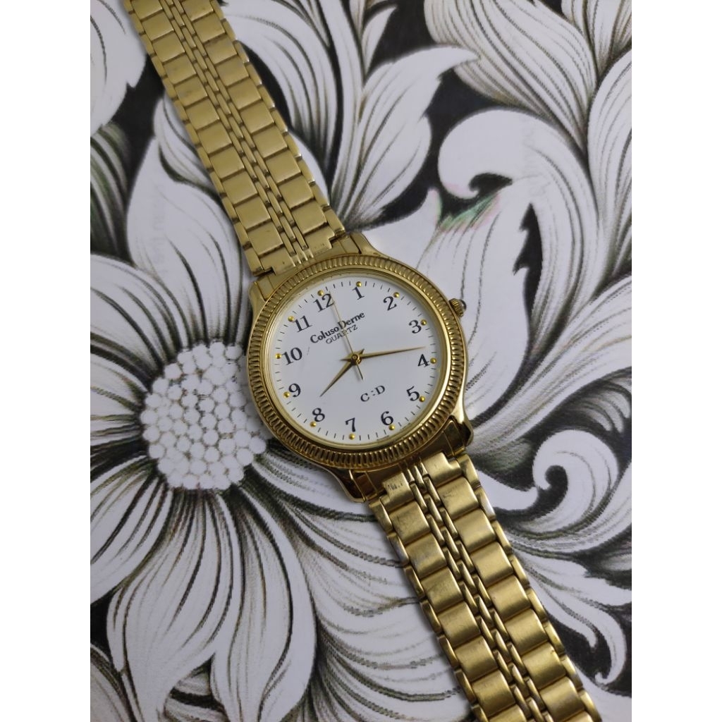 Jam Tangan Wanita Coluso Derne Gold Plated
