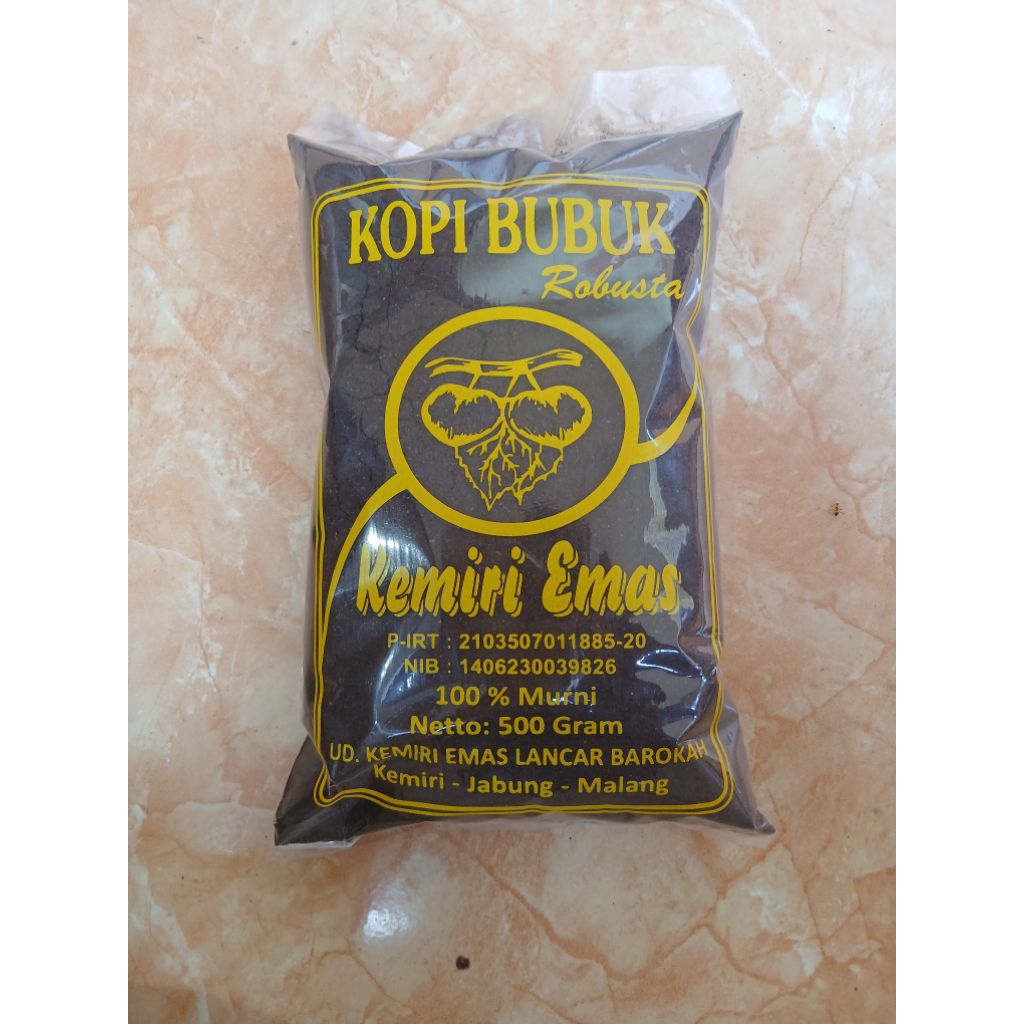 

Kopi Bubuk Robusta 500 Gram
