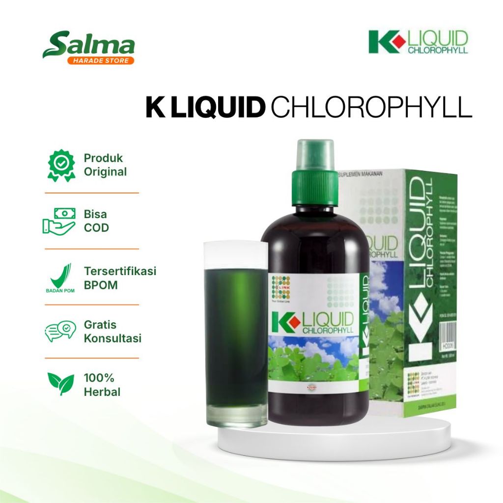 K Liquid Chlorophyl K Link 500 Ml Klorofil Minuman Herbal Kesehatan