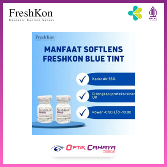 Optik Cahaya Truevue - Softlens Freshkon UV Blue Tint / Softlens Bening / Soflen Clear / Lensa Konta