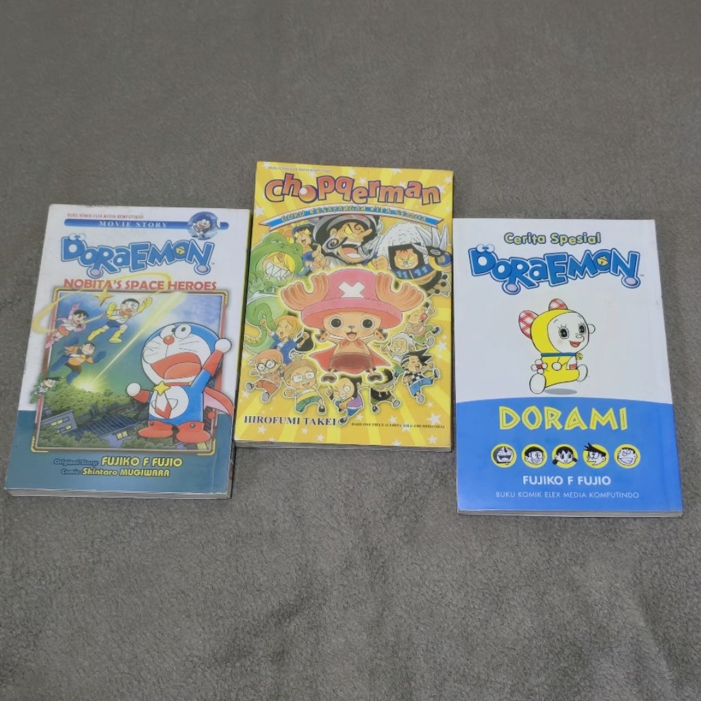 Preloved Komik Doraemon & One Piece Chopperman (Original)