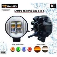 LAMPU TEMBAK M26 3 In 1 Strobo Sein Lampu Tembak I SKU-2284 - Kuning