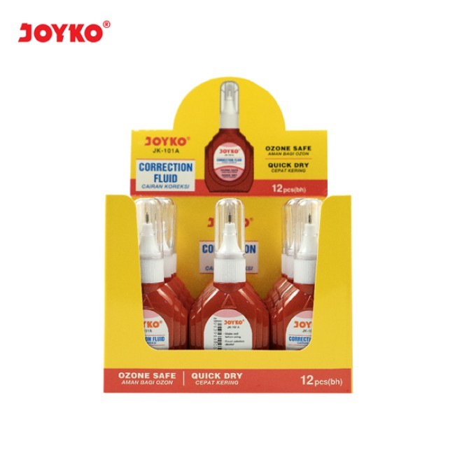 

1 Box Tipe X Joyko Correction Fluid JK-101A Isi 12pcs