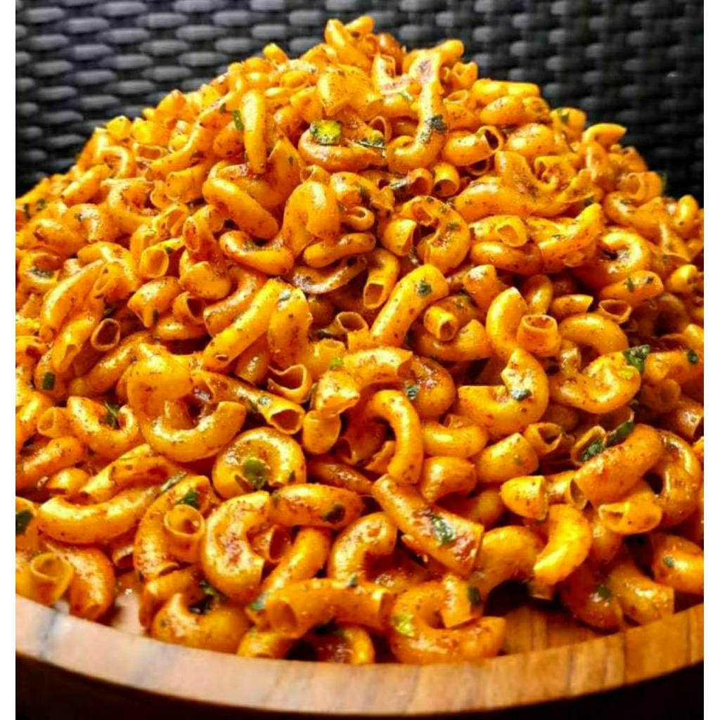 

Mine.Foodd Makaroni Kriuk Pedas Daun Jeruk Super Renyah Nagih 100gr - 1kg
