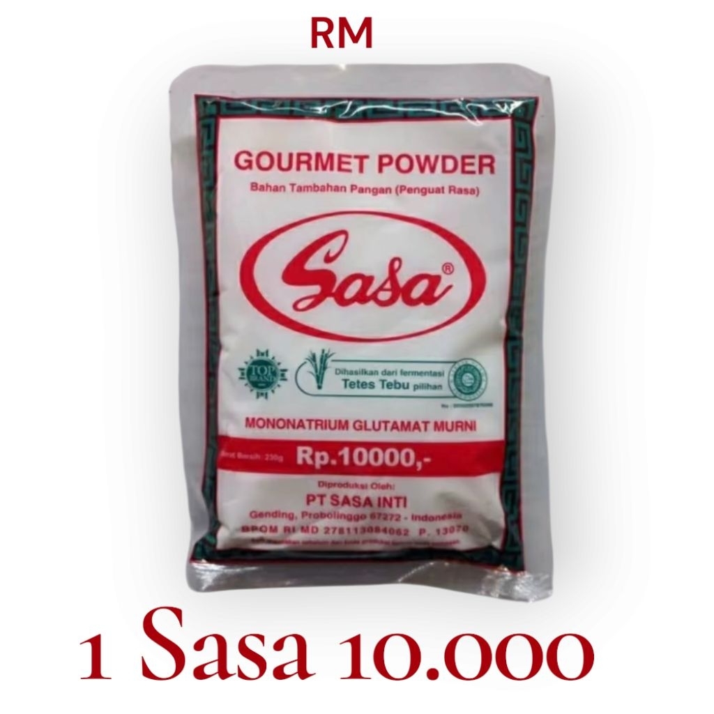 

SASA 10000 penyedap rasa