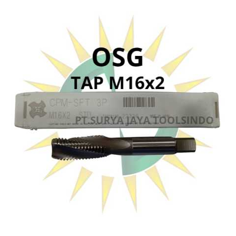 TAP M16X2 OSG SPIRAL / TAP MESIN OSG M16 X 2 OSG