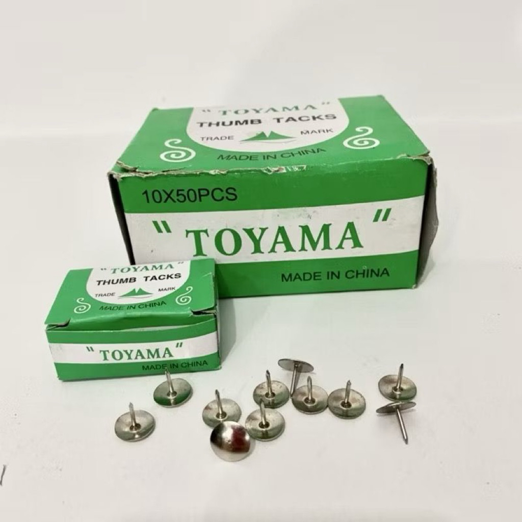 

(1Box isi 50pcs) Paku Payung Merk Toyama 1 Kotak Isi 50 pcs
