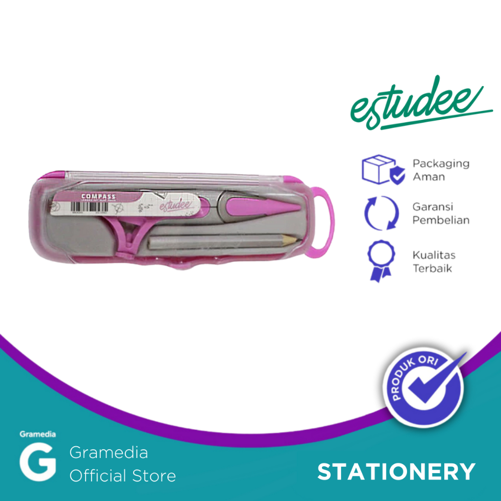 

Gramedia Pettarani - JANGKA ESTUDEE COMPASS PENCIL PINK