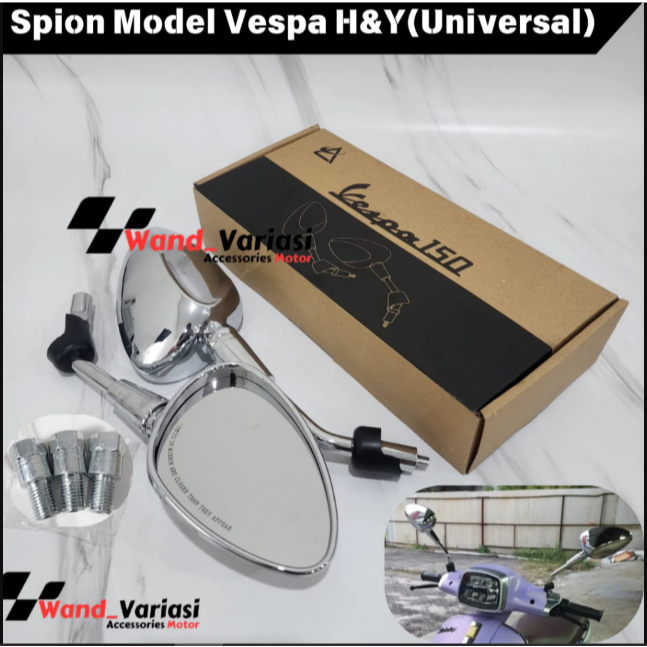 Spion Model Vespa 150-Sepion MotorVespa-Spion Motor Variasi-Spion Semua Motor-Universal