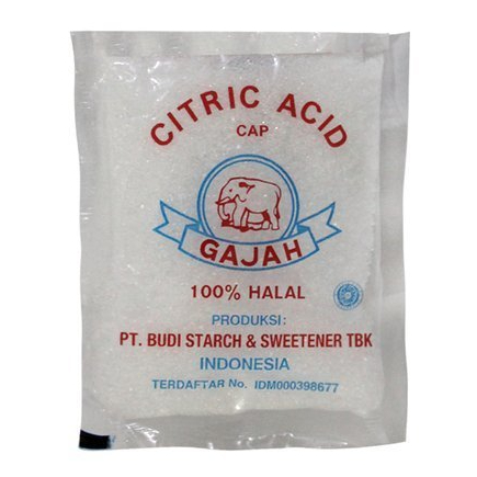 

GAJAH CITRIC ACID 50 GR 8993093100509
