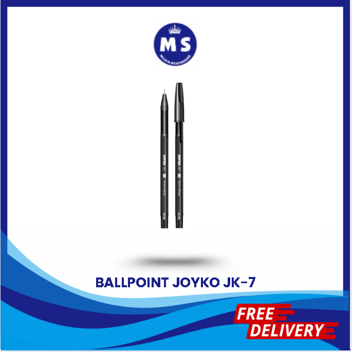

Pulpen Joyko JK7 Tinta Hitam Smooth Writing