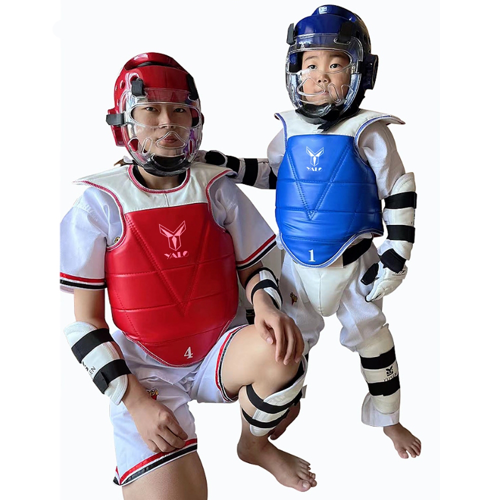 Yalo Pelindung Badan Taekwondo Protector Body Guard Untuk Anak & Dewasa Alat Latihan Bela Diri Co