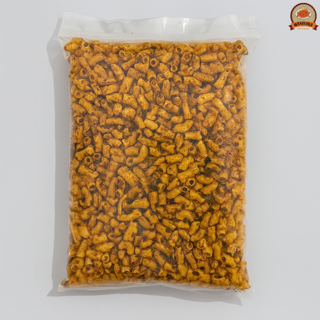 

Makroni Bantet Pedas 1Kg Daun Jeruk Semi Mekar Cemilan Goreng Snacks