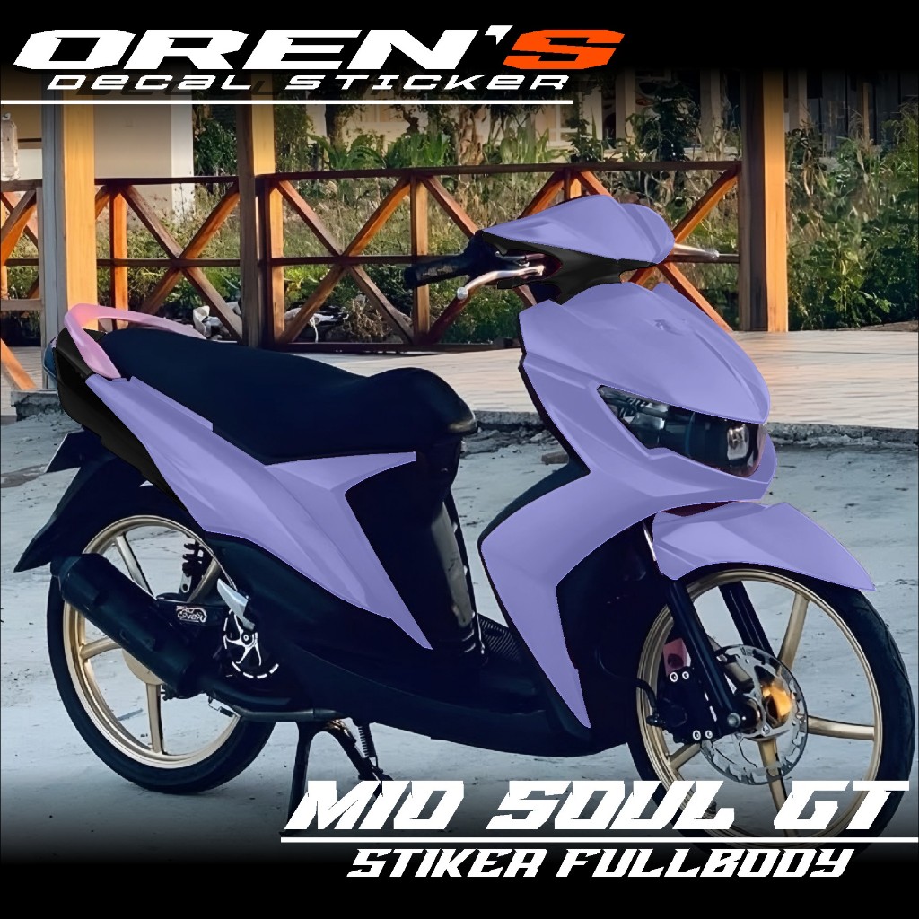 (COD) Stiker Polos Fullbody Mio Soul GT - Decal Stiker Mio Soul GT Polos Fullbody