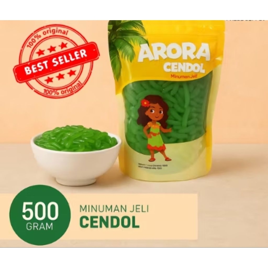 

CEBDOL KECEBONG/CENDOL ARORA 500GR