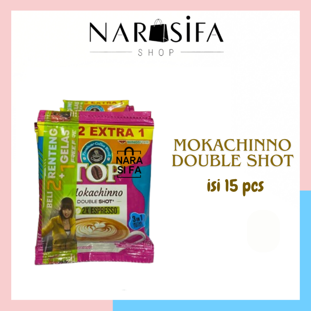 

Kopi Top Mokachinno Double Shot - isi 15 pcs