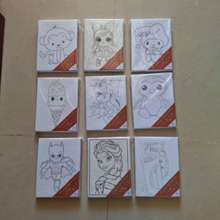 

TANPA CAT Kanvas Lukis Sketsa Berkualitas 15x20 cm || Kanvas Sketsa Mewarnai