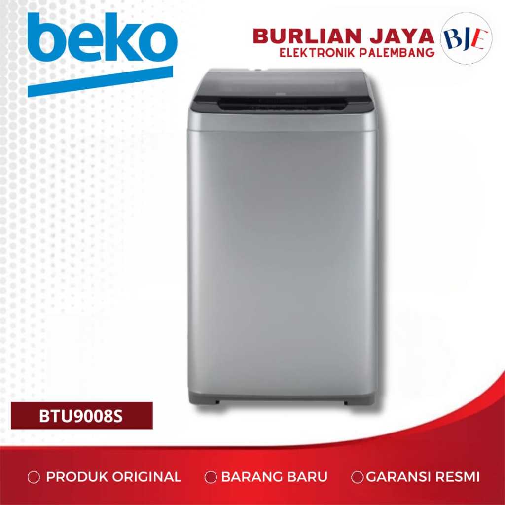 MESIN CUCI TOP LOADING  BEKO BTU9008S MESIN CUCI 1 TABUNG BEKO PALEMBANG