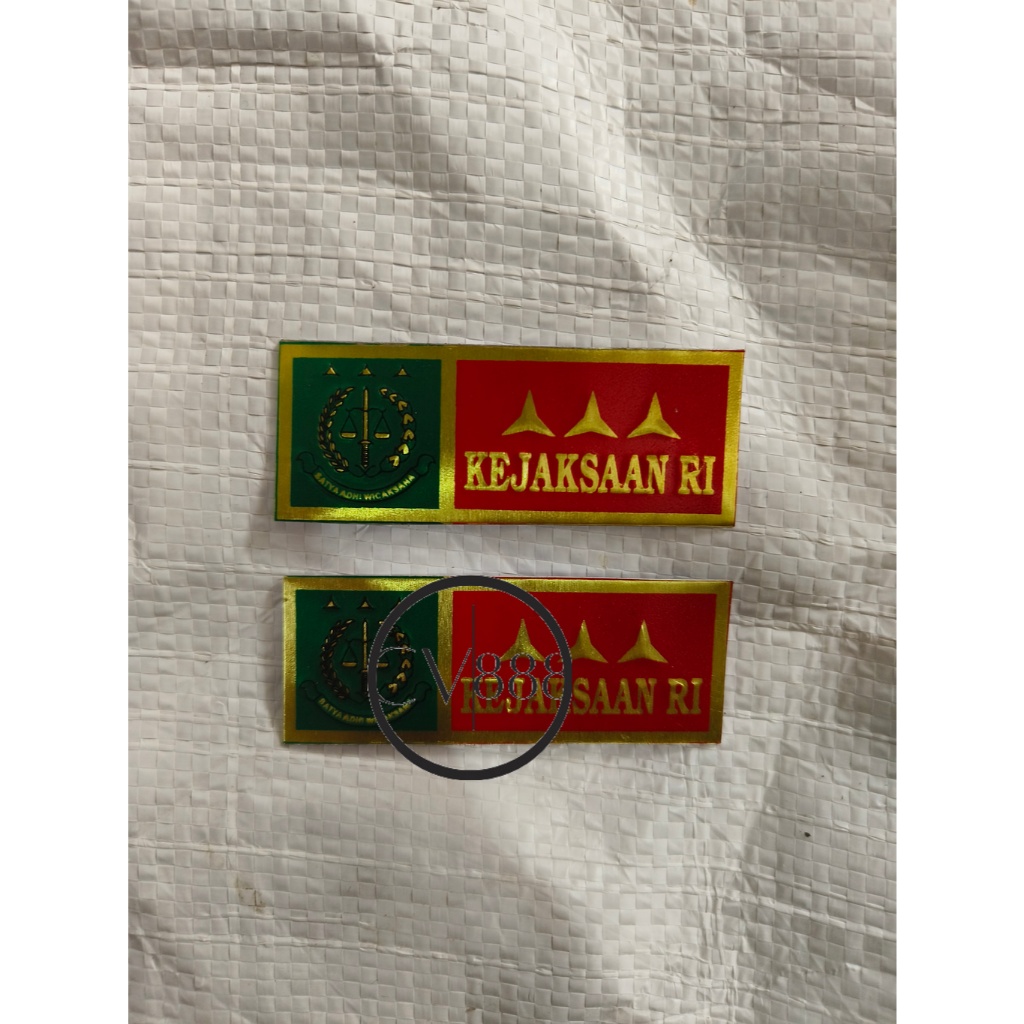 Sticker Plat Kejaksaan RI - Stiker Plat Jaksa RI - Stiker Plat Kejaksaan RI