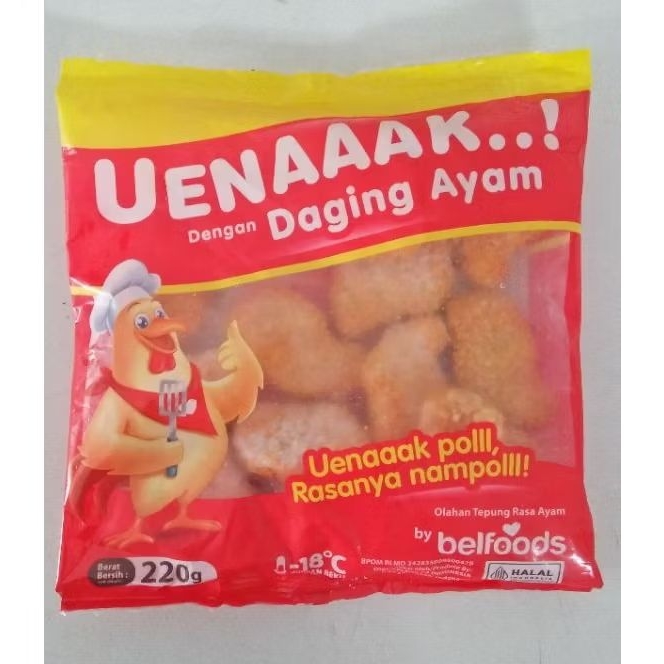 

Belfoods Naget Ayam Uenak 220 gram