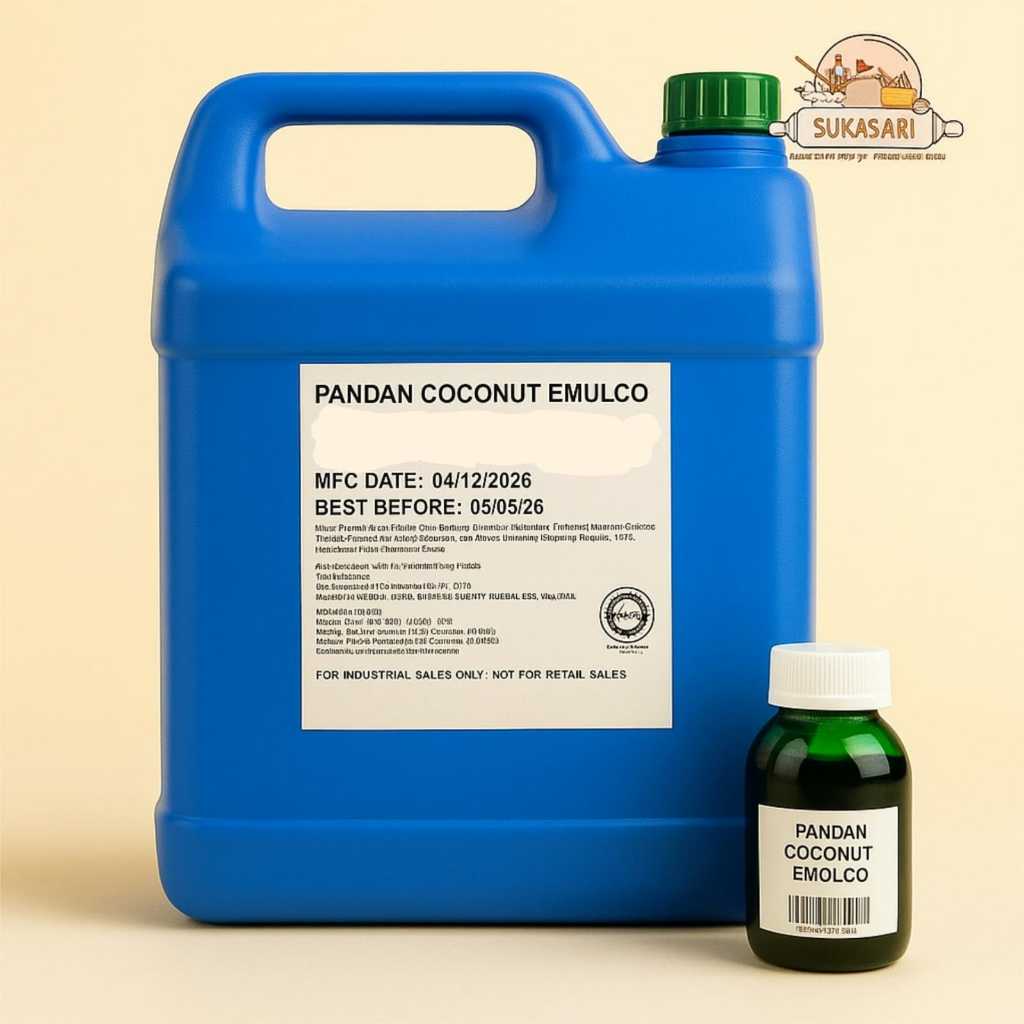 Green House Pandan Coconut Emulco 80 gram Paste Pasta Emulco Pandan santan coconut pandan Perisa