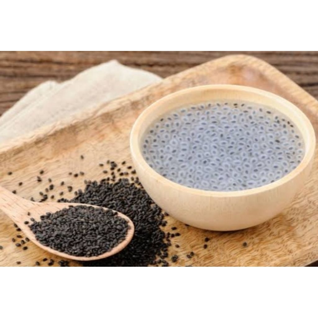 

biji telasih / biji selasih super premium kemasan 100 gr minim beli 3 pack dapat harga khusus