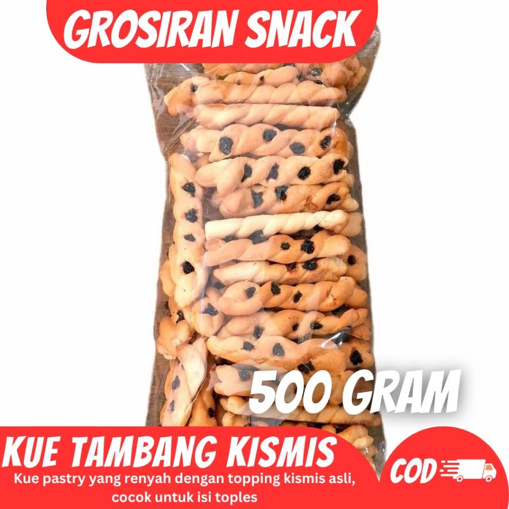 

500 GRAM Tambang Kismis Kue Pastry Kue Kering Tambang Kismis Topping Kismis Asli