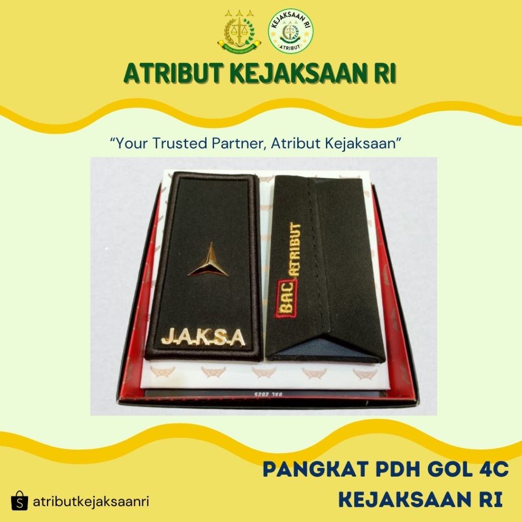 ATRIBUT KEJAKSAAN RI - PDH 4C JAKSA  KEJAKSAAN RI