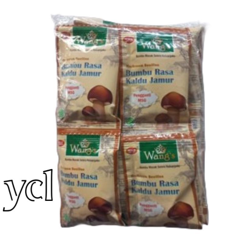 

Wang's Kaldu Jamur 6g Jual per Renceng isi 12pcs