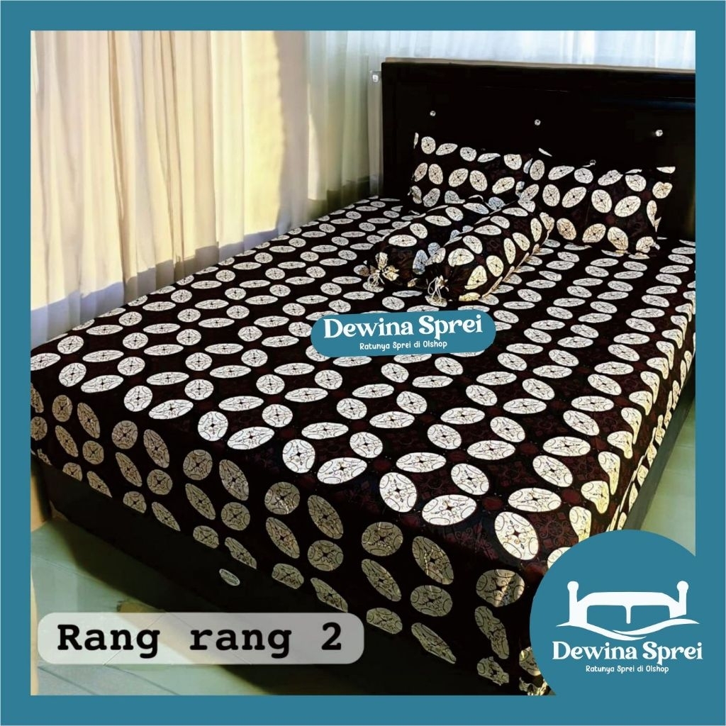 SPREI BATIK SOLO MURAH 30cm ukuran 120 160 180 200