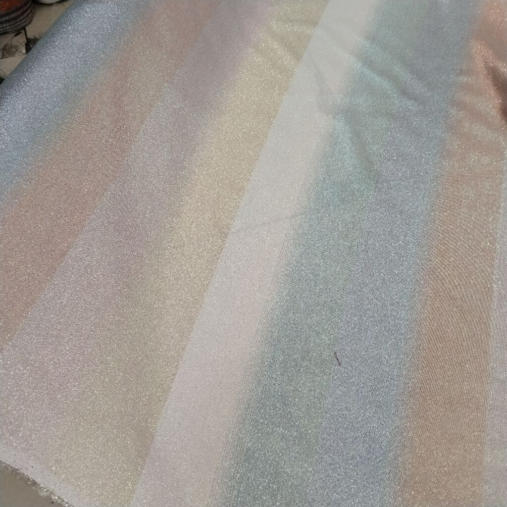 KAIN PLANGI // bahan lame jeruk // kain drescod // kain lame gradasi