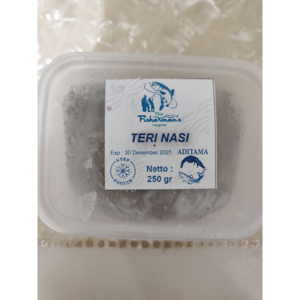 

Teri Nasi Basah Segar MPASI Tanpa Pengawet Tanpa Diasinkan