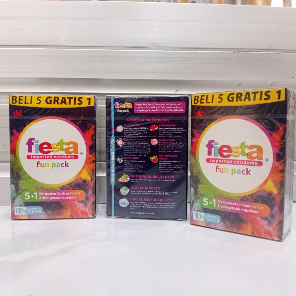 Bintang.Craft Fiesta Fun Pack - Mix Imported Condoms