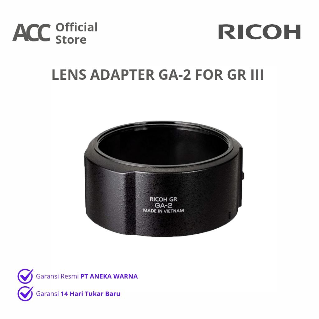 Ricoh Pentax Lens Adapter GA-2 untuk ricoh gr iii x
