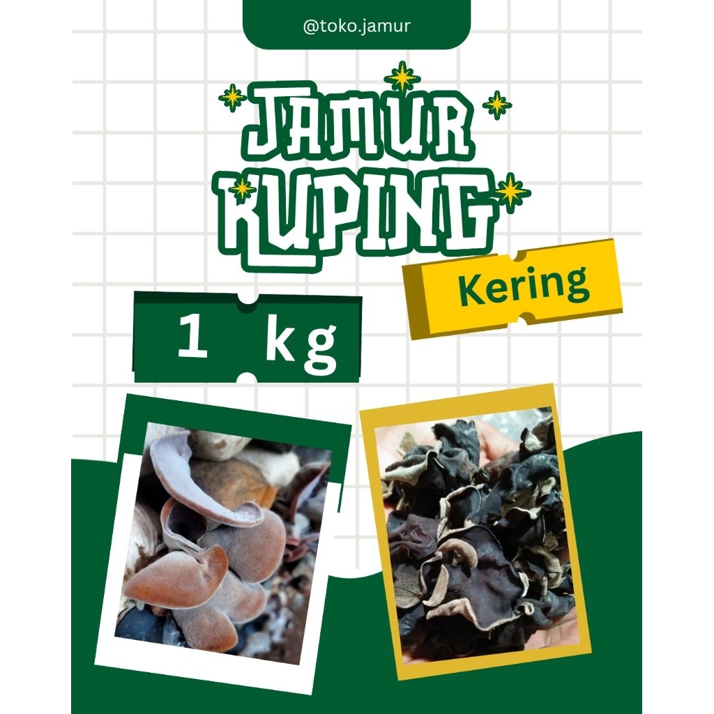 

1 Kg Jamur Kuping Kering Murah