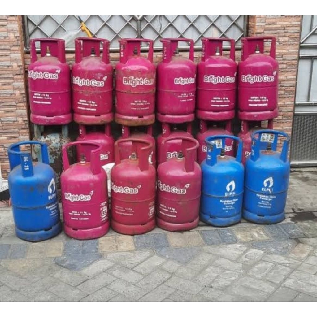 GAS ELPIJI / LPG 12 Kg tabung & isi