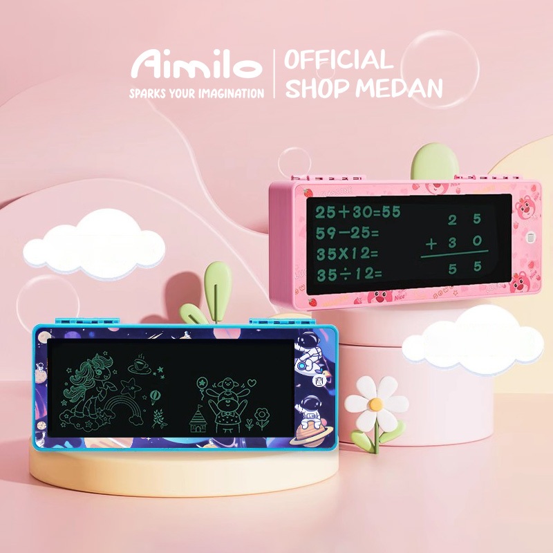 

Aimilo - Drawing Box Kotak Pensil Aesthetic Dengan Papan Coret Tempat Pensil Anak Laki Laki Waterproof Kotak Pensil Anak Perempuan