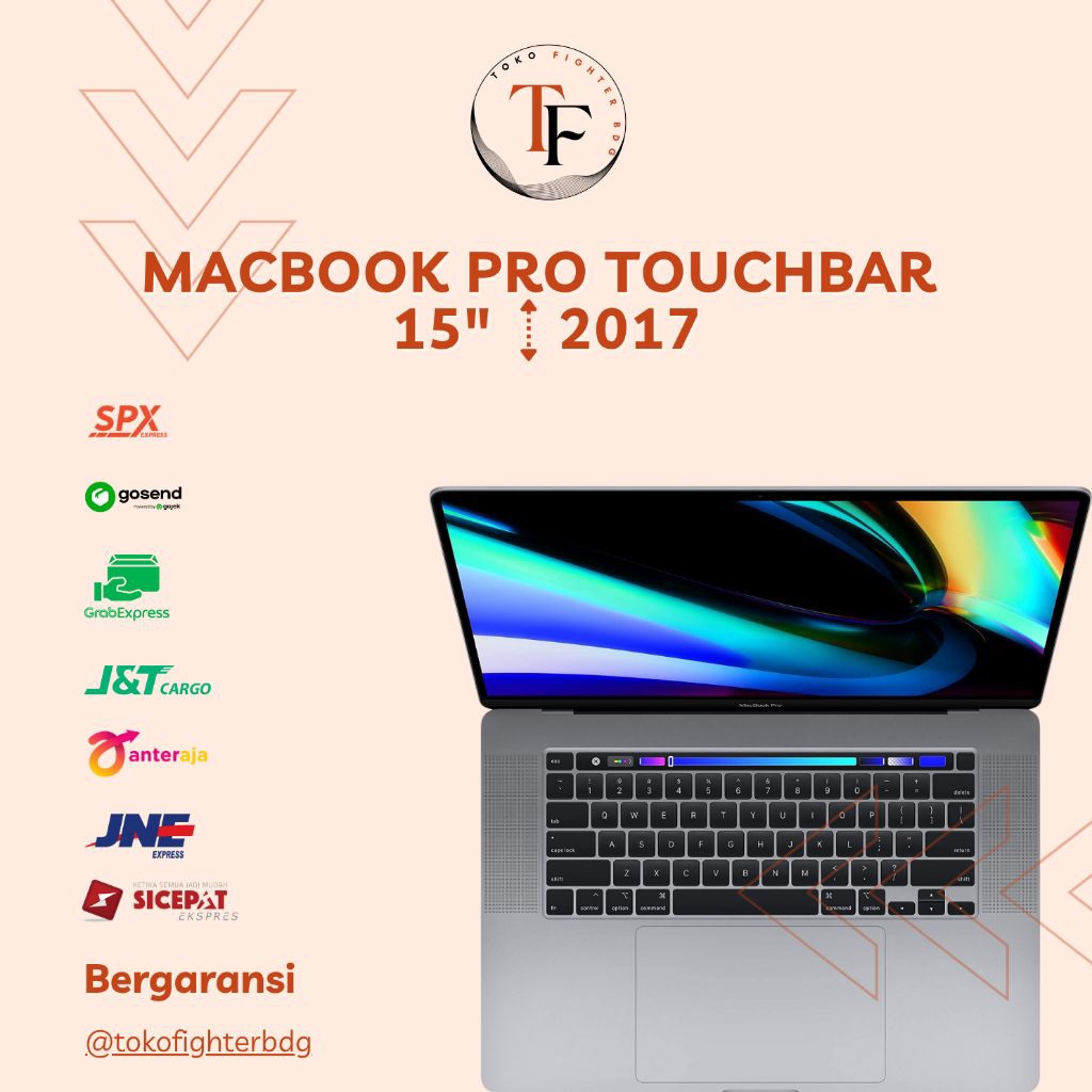 MACBOOK PRO TOUCHBAR 2017 15 INCH I7 RAM 16 SSD 256/512
